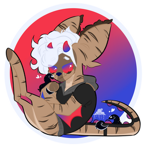 Vesper Flat Fullbody Example + Colored Lines